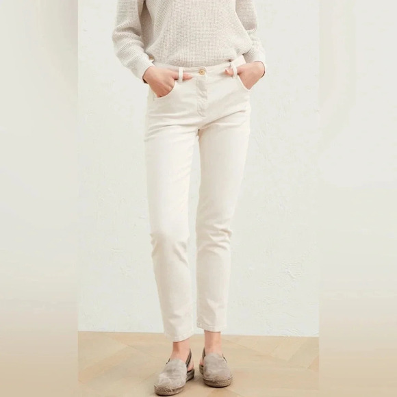 Brunello Cucinelli Pants - BRUNELLO CUCINELLI
Mid-Rise Skinny Leg Jeans